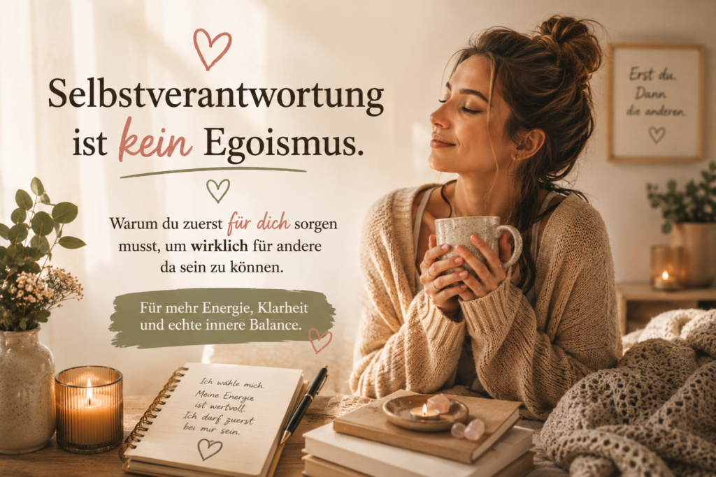 Selbstverantwortung ist kein Egoismus – warum du zuerst für dich sorgen musst, um wirklich für andere da sein zu können